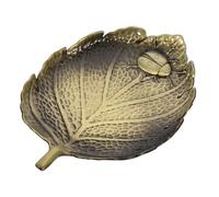 VINTORKY Portable Zinc Alloy Ink Tray for Calligraphy and Study Decoration, Lightweight Retro Style Inkwell Lotus-Shaped Design, Household Ink Dish and Artistic Desktop Accessory