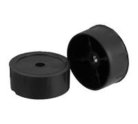 VINTORKY Post End Cap 2pcs Black Plastic for Cat Scratching Post Easy to Install Replacement Plug for DIY Cat Climbing Frame