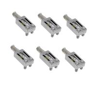 VINTORKY Practical Guitar Accessories 6pcs Electric Guitar Bridge Tailpiece Spring Hook Strong Material Easy to Use