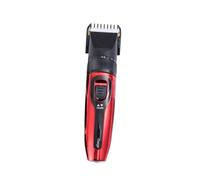 VINTORKY Professional Hair Clipper for Men Red Electric Trimmer LCD Display Precision Cutting Blades for Salon and Home Use