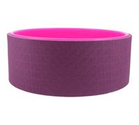 VINTORKY Purple Yoga Wheel for Muscle Relief and Posture Correction Support, Plastic Stretching Roller Wheel for Spine Mobility and Flexibility, for Studios and Exercise Sessions