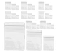 VINTORKY PVC Jewelry Storage Bags 60Pcs High Transparency Resealable Self-Seal Pouches Portable Organizer for Earrings Necklaces Jewelry Packaging and Anti-Tarnish Protection Suitable for