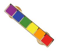 VINTORKY Rainbow Pride Badge Pin Lgbt Brooch with Fine Workmanship Metal Material and Fashion Pattern Designed for People Who Support Lgbtq Community, Suitable for Clothing and Accessories