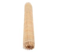 VINTORKY Rattan Webbing for Lampshade - 3ft Natural Cane Webbing Sheet - Bohemian Woven Mesh Material for DIY Lighting Shade Decor and Home Renovation