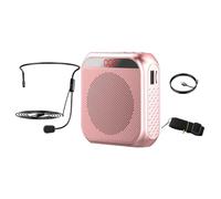 VINTORKY Rechargeable Voice Amplifier Speaker Compact Microphone for Teachers Meetings and Public Speaking Events Led Display