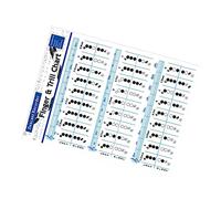 VINTORKY Recorder Chart for Clarinet Beginners Useful Clarinet Chord Chart Music Chord Poster Learning Guide for Practical Use