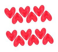 VINTORKY Refrigerator Magnets and 12pcs Cute Heart-shaped Valentine's Day Stable Adhesion Fade-resistant Resin Material, Decorative Magnetic Stickers for Use on Washing Machines