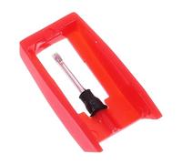 VINTORKY Replacement Needle for Record Player with Red Aluminum Alloy Stylus, Sturdy High-fidelity Sound Cartridge Needle for Turntable and Vinyl Records Playback