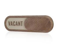 VINTORKY Reserved Door Sign Slider with Acrylic Material and Smooth Sliding Mechanism for Hotels and Conference Rooms, Easy Indication with Wood Texture Design and Professional Style