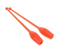 VINTORKY Resin Artistic Gymnastics Sticks Orange Portable Calisthenics Poles for Adults Colored Rhythmic Gymnastics Equipment Training Tool