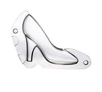 VINTORKY Reusable High Heeled Shoes Chocolate Mold Practical DIY Plastic Mould for Teens Flexible Easy to Clean Decor Mold Unique Small Flat Bottom Design