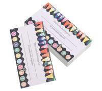 VINTORKY Reward Punch Cards with Assorted Colours 200pcs with Hole Puncher Versatile Paper Cards and Blank Back for Message Writing for Classroom and Business Loyalty Programs