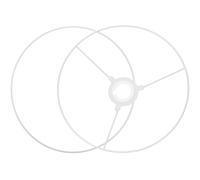 VINTORKY Ring for Lamp Shade 25cm Diameter Metal Drum Shape Frame 1 Set Suitable for DIY Lampshade Making in Family and Coffee Shop