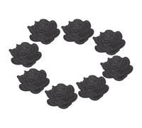 VINTORKY Rose Embroidery Iron on Patches Large Flower Shape Appliques for Clothes DIY Crafts Sewing Accessories Decorative Stickers Pants Repair Patches for Clothing Decoration and Mending