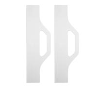 VINTORKY Router Handle Templates Cutting Board Stencils Acrylic 2pcs with Handle Template Design Enhancing Safety and Precision for Woodworking and Kitchen Use