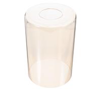 VINTORKY Rustic Cylinder Glass Lamp Shade Replacement for Pendant Lights and Chandeliers, Amber Seeded Glass with Soft Lighting and Easy to Clean Features, for Wall Sconces and Unique Home