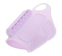 VINTORKY Silicone Makeup Wrist Strap Makeup Mixing Palette with Built-in Brush Organizer Soft Silicone Material for On-the-go Use