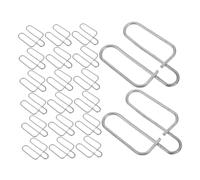 VINTORKY Simple Installation Pet Cage Door Fixed Plate Spring 20pcs Bird Cage Utensil Fixed Clip Rabbit Feeding Box Fastener