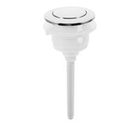 VINTORKY Single Toilet Flush Push Button Replacement Silver Colour Random Color Suitable for Home Bathrooms Abs Material with Easy to Disassemble Design for Toilet Seat