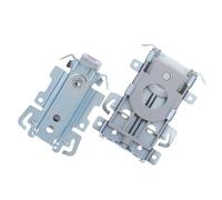 VINTORKY Sliding Door Roller Wheels Steel-Framed Bottom Rollers Stainless Steel for 2pcs with Easy Installation and Secure Track Support, Suitable for Wardrobe Doors Closet Sliding