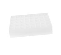 VINTORKY Slot Lipstick Stand Makeup Organizer Box Slots Cosmetic Storage Holder Makeup Desk Organizer Modern Space-saving Design