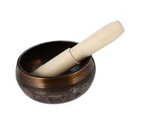 VINTORKY Sound Bowl Kit Yoga Meditation Bowl Set Decorative Singing Bowl Handmade Mallet for Mindfulness