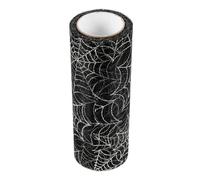 VINTORKY Spider Web Halloween Decorations Mesh Ribbons for Spiders Cobwebs Outdoor Halloween Home Decor Craft Making Ribbons