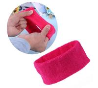 VINTORKY Sports Yoga Sweatbands Adjustable Spa Headband for Makeup Facial Care Breathable Microfibre Cotton Cloth Versatile Use for Fitness Yoga and Daily Wear Rosy