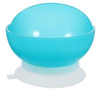VINTORKY Stable Blue Suction Cup Bowl Made of Pp and Silicone with Adaptive Round Design, Elegant Appearance for Elderly and Disabled Adults, for Self-Feeding and Spill-Proof Dining