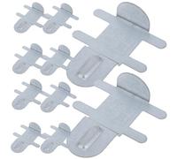 VINTORKY Stainless Steel Cage Clips Versatile Use 10pcs Secure Hold Wire Crate Latch for Small Animal Food Box for Homes and Farms Rabbit Chicken Pet Enclosures