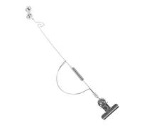 VINTORKY Stainless Steel Fishing Rod Alarm Bell with Loud Bite Alert for Carp and Sea Fishing to Enhance Bite Detection and Catch Rate