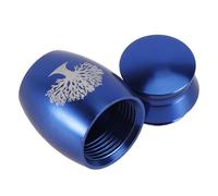 VINTORKY Stainless Steel Pet Ash Urn Casket for Memorial Storage | Corrosion Resistant Finish with Bright Shiny Appearance Smooth Lines for People Who Lost a Beloved Pet