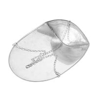 VINTORKY Stainless Steel Scale Pan with High-tensile Chain Industrial Weighing Tray for Hanging Dial and Mechanical Scales Claw Scoop for Crane Pallet Pocket Food Travel and Shopping Use