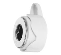 VINTORKY Steam Release Handle Valves Kit White Plastic and Stainless Steel with Anti-Blocking Cover Easy to Clean and Maintain for Pressure Cooker Replacement Parts for Camping Pressure