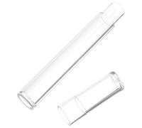 VINTORKY Storage Case for Tweezers Plastic Organizer Debris-Resistant Lid Suitable for Eyelash Extensions and Nail Art Tools 15Cm