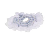 VINTORKY Striped Lace Hair Scrunchies for Women Soft Korean Style Hair Accessories for Ponytails for Girls and Young Women