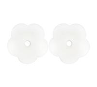 VINTORKY Sucks up Oils and Grime Efficiently Flower Shape Oil Absorbing Sponges 2pcs Reusable White Sponge for Swimming Pool and Spa for Hot Tub Cleaning