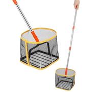 VINTORKY Table Tennis Ball Picker Large Capacity Balls Catcher with Detachable Handle for Self-training and Multi-ball Collection in Training Halls