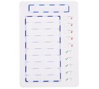VINTORKY Teens Chore Chart Portable Behavior Planner Board DIY with Marker Pen Reusable to-Do List Organizer for Household Routine