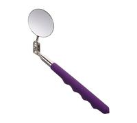 VINTORKY Telescoping Inspection Mirror Metal and Plastic Construction for Automotive Repair with 360 Degree Rotation, Folding Round Design for Vehicle and Car Chassis Underbody Checks