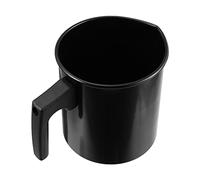 VINTORKY Thickened Black Candle Melting Pot with Dripless Pouring Spout for DIY Candle Making and Soap Crafts Fast Heat Conduction Wax Melting Pot