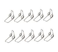 VINTORKY Trumpet Drain Clique Spring Replacements Easy to Install 10pcs Silver Watergate Key Accessories Made of Sturdy Iron for French Horn and Tuba Players for