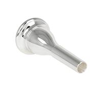 VINTORKY Tuba Mouth Brass Tuba Part Silver Mouthpiece for Musical Instrument Instrument Accessory Professional Use