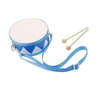 VINTORKY Two-sided Hand Playing Drum Wooden Boys and Girls Drum Lanyard for Boy Girl Tapping Toy Music for Snare