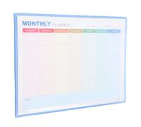 VINTORKY Undated Monthly Planner Sheets Blue for Desk Calendar Minimalist Dual-purpose Organizer for Home Office Scheduling and Task Tracking Work Meal Planner Productivity Tool