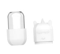 VINTORKY Unicorn Silicone Ice Face Roller Mini Mold Skin Massage Tool White for Facial Care and Puffiness Reduction