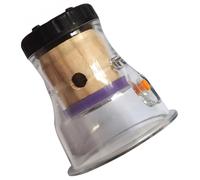 VINTORKY Vacuum Moxa Box Adjustable Pump for Elderly and Sub-Healthy, Large Metal Moxibustion Burner for Leg Relief and Traditional Therapy at Home