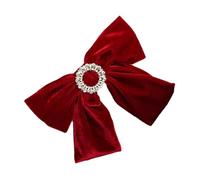 VINTORKY Velvet Bowknot Hairclip Luxury Large Bow Hair Accessories Elegant Hair Pin for Women Girls Party and Daily Wear