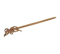 VINTORKY Vintage Butterfly Wooden Hair Stick Elegant Decorative Hairpin for Women Chinese Hair Accessory Engraved Design for Traditional Style