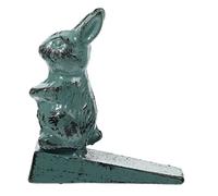 VINTORKY Vintage Cast Iron Door Stopper Cute Rabbit Design Noise-reducing Door Wedge for Safety Versatile Floor Protector for Hardwood Tile Concrete Carpet for Nursery and Home Use